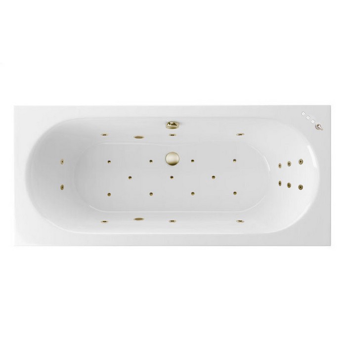 Встраиваемая ванна slim 170x75 ultra, Excellent Oceana, бронза арт. WAEX.OCE17S.ULTRA.BR