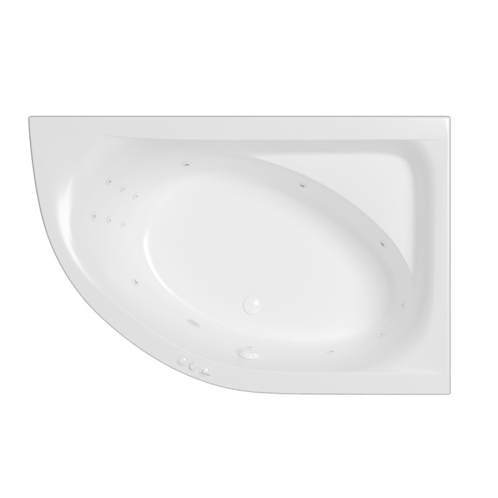 Ванна 170x110 (правая) smart, Whitecross Aquarella, белый арт. 0109.170110.100.SMART.WH