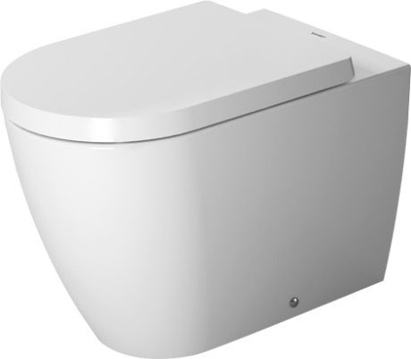 Duravit унитаз напольный с вертикальным смывом, с креплением, me by starck, 2169092600 цвет: gres pietra grey opaco