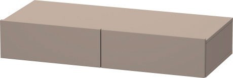 Duravit полка с двумя выдвижными ящиками, durastyle, ds8270 43 цвет: базальт матовый
