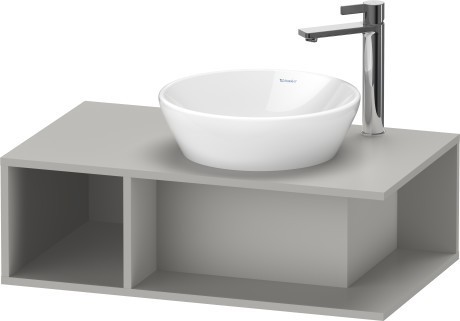 Duravit тумба подвесная под раковину 800 мм х 480 мм, d-neo, de493800707 цвет: бетонно-серый матовый