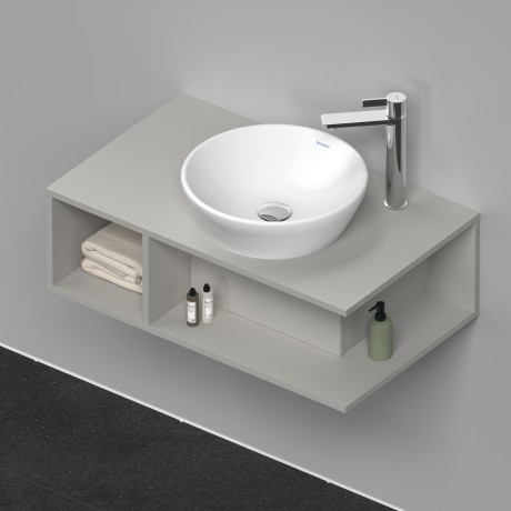 Duravit тумба подвесная под раковину 800 мм х 480 мм, d-neo, de493800707 цвет: бетонно-серый матовый