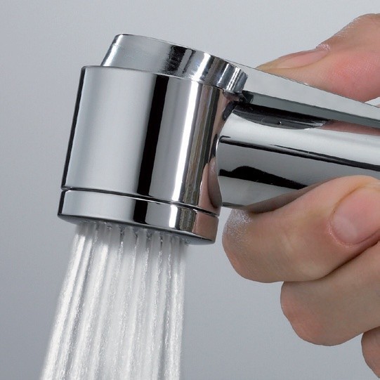 Bossini гигиенический комплект 160 мм х 70 мм х 125 мм, со смесителем, лейкой и шлангом, paloma flat, хром арт. e37015b.030