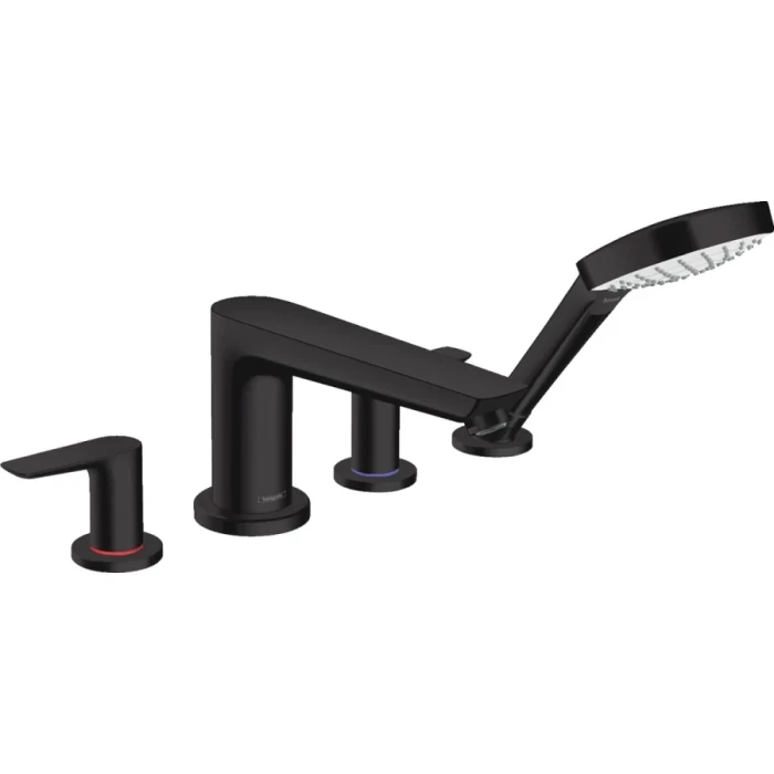 Hansgrohe смеситель на борт ванны, Talis E, черный арт. 71748670