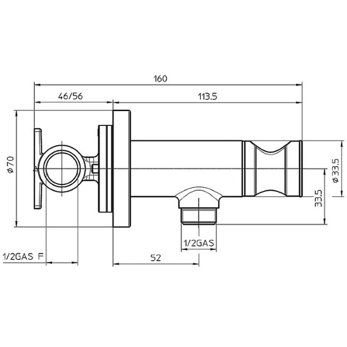 Bossini комплект гигиенический с прогрессивным смесителем с лейкой и шлангом, paloma brass, латунь арт. e37005b.029