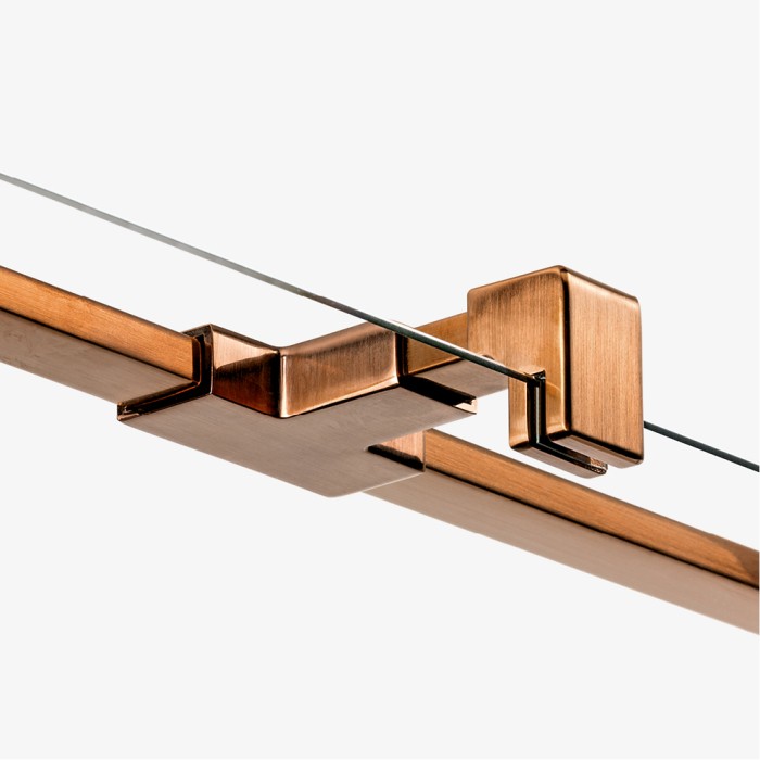 Душевое ограждение r 110x70x200, New trendy Avexa copper brushed, браширо арт. EXK-3738