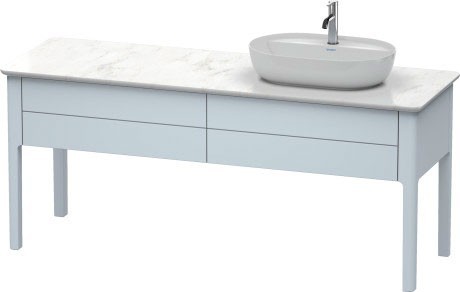 Duravit тумба напольная под столешницу, luv, lu9563r9797 цвет: светло-голубой