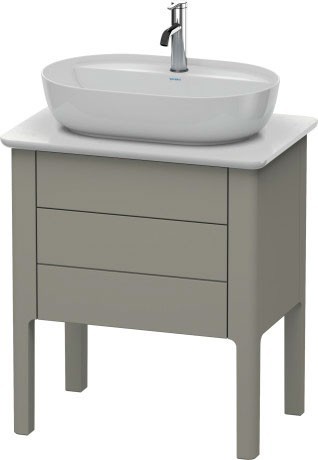 Duravit тумба напольная под столешницу, luv, lu956509292 цвет: каменно-серый