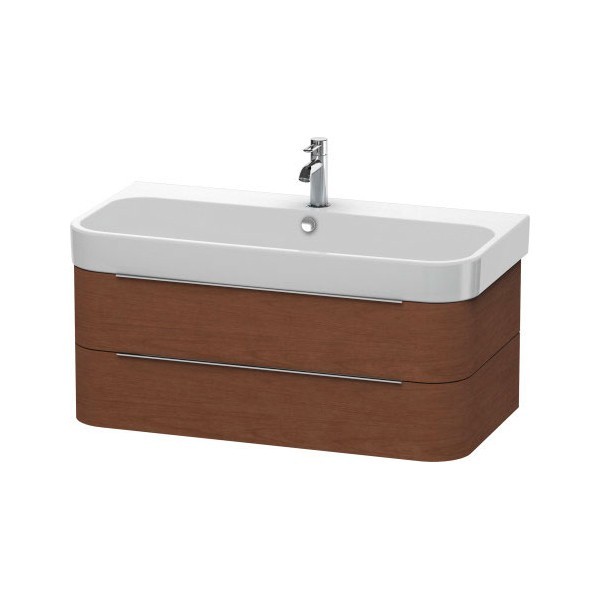 Duravit тумба подвесная под раковину, happy d.2, h2636601313 цвет: орех американский