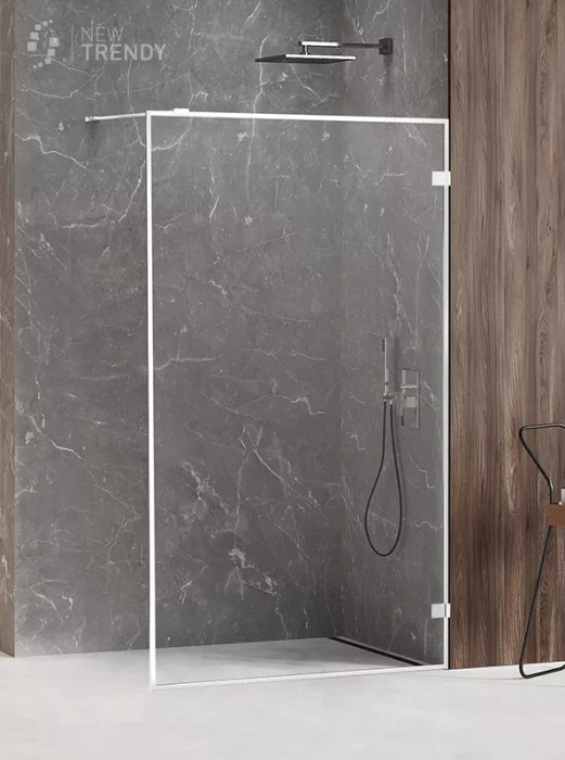 Душевое ограждение 100x200, New trendy Avexa white, белый арт. EXK-2911