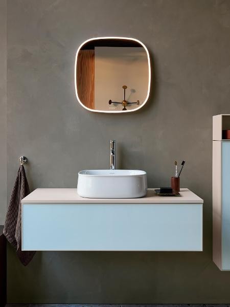 Duravit тумба подвесная под раковину 550 мм х 1000 мм х 281 мм, zencha, ze4811016800000 цвет: чёрный дуб/графит суперматовый