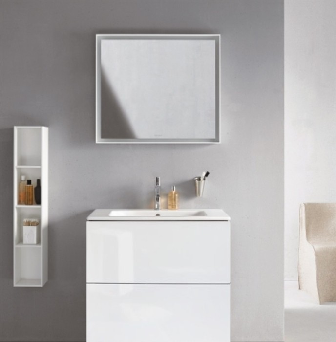 Duravit тумба подвесная под раковину, l-cube, lc624008585 цвет: белый глянцевый