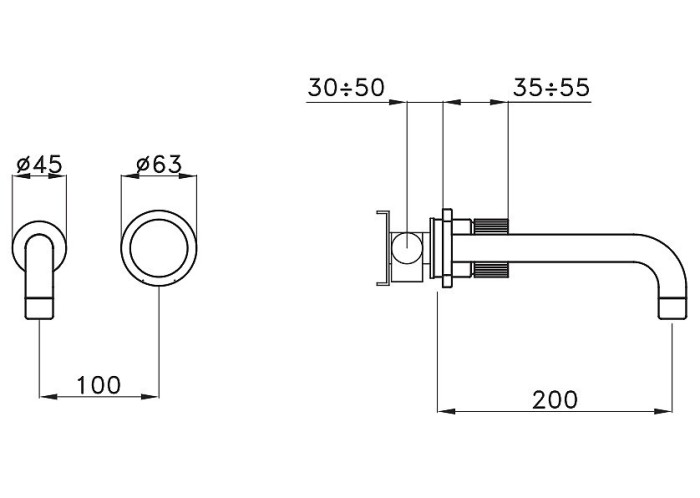 Stella смеситель для раковины, sirius, арт. sr01611pv06