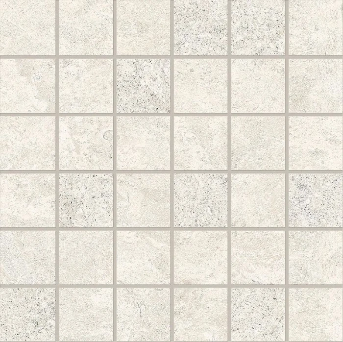 Emil Ceramica керамогранитная плитка 300x300 mapierre decoro mosaico 5x5 ancienne blanc naturale rett, арт. em06a86