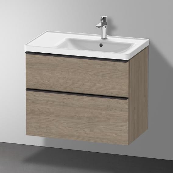 Duravit тумба подвесная под раковину 784 мм х 452 мм, d-neo, de435803535 цвет: дуб терра
