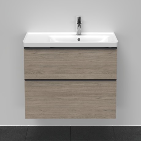 Duravit тумба подвесная под раковину 784 мм х 452 мм, d-neo, de435803535 цвет: дуб терра