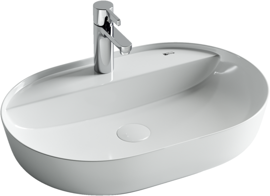 Ceramicanova раковина накладная modo, cn2004 цвет: белый