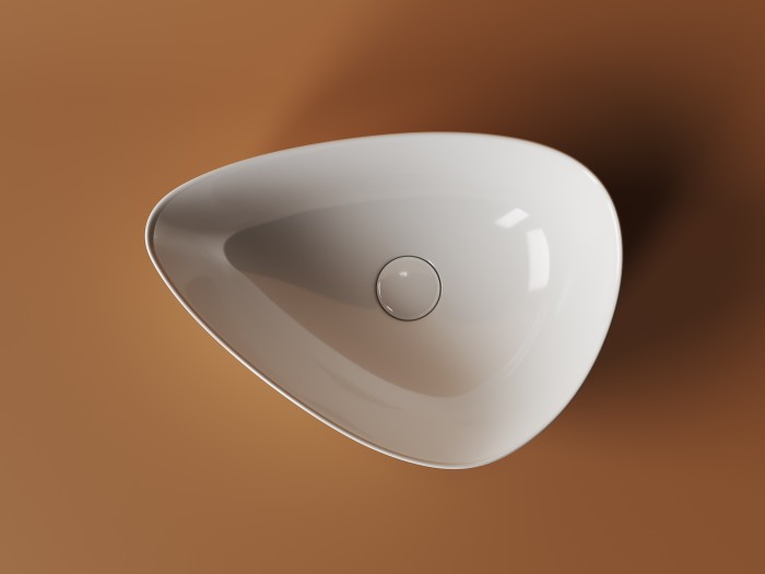 Ceramicanova раковина накладная element, cn5026 цвет: белый