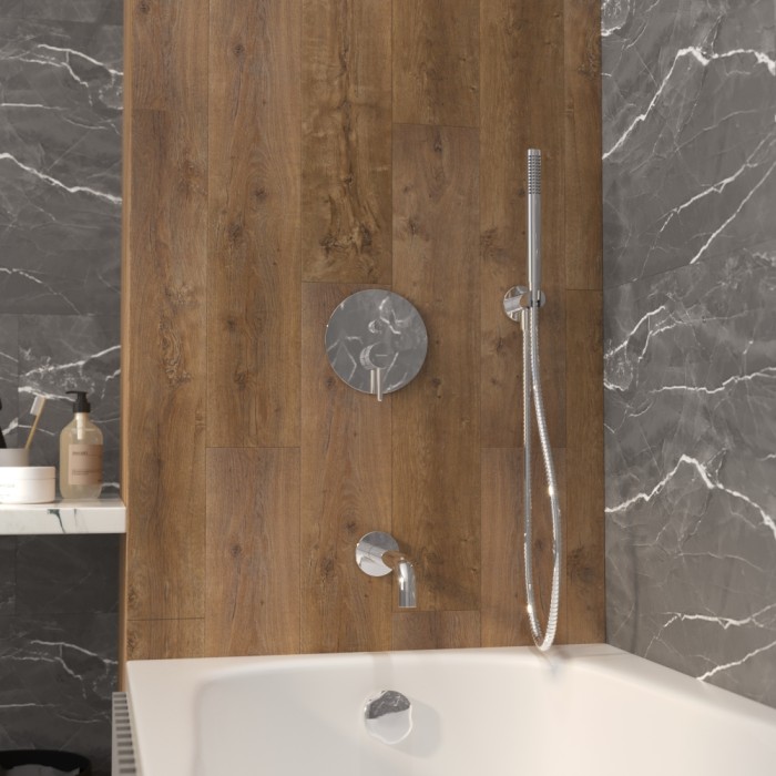 Душевая система скрытого монтажа, Whitecross Y chrome, хром арт. YSET06CR