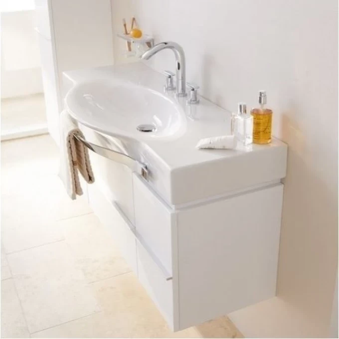 LAUFEN раковина подвесная new 90x51 с полотенцедержателем, PALACE - 8.1270.2.000.104.1