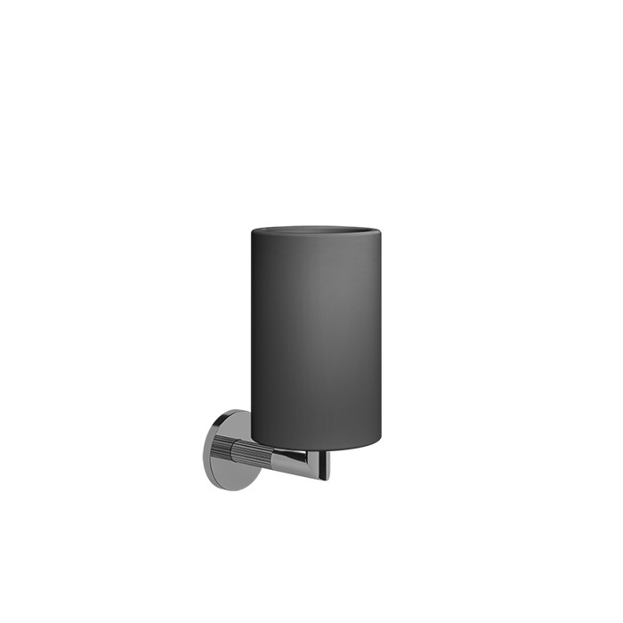 Gessi Стакан для зубных щеток, подвесной, отделка Black Metal Brushed PVD, Ingranaggio, 63808#707 цвет: black metal brushed pvd