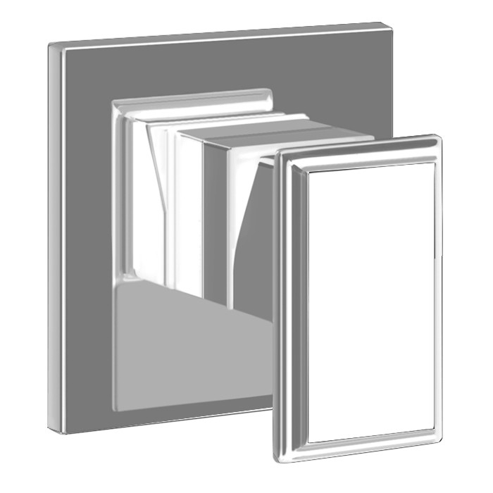 Gessi Встраиваемый однорычажный смеситель для раковины, Eleganza, 46106#149 цвет: finox