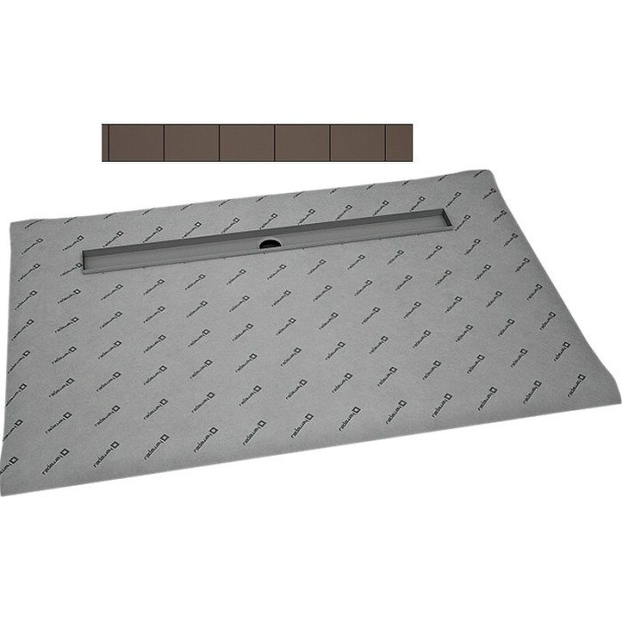Radaway душевая плита 109x89 с решеткой под плитку basic, RadаDrain - 5DLA1109A/5R085B