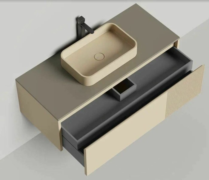 Salini подвесная тумба 1200, domino, 27d112 цвет: бежевый