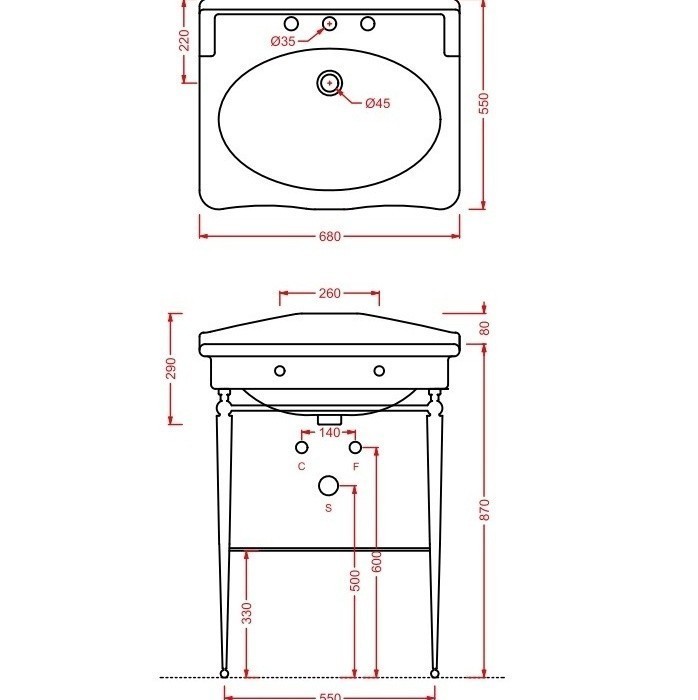 ArtCeram раковина для ванной комнаты, hel002 03 00 hermitage цвет: черный глянцевый