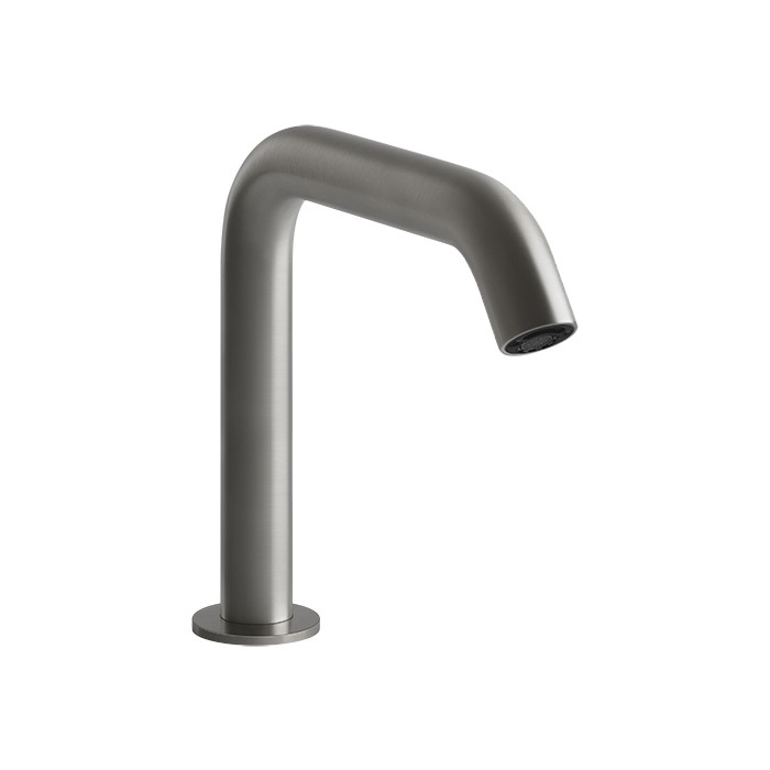 Gessi Смеситель для раковины, 1 отв., электронный, с кран-фильтром для регулировки температуры и напора воды, 316, 54081#239 цвет: steel brushed