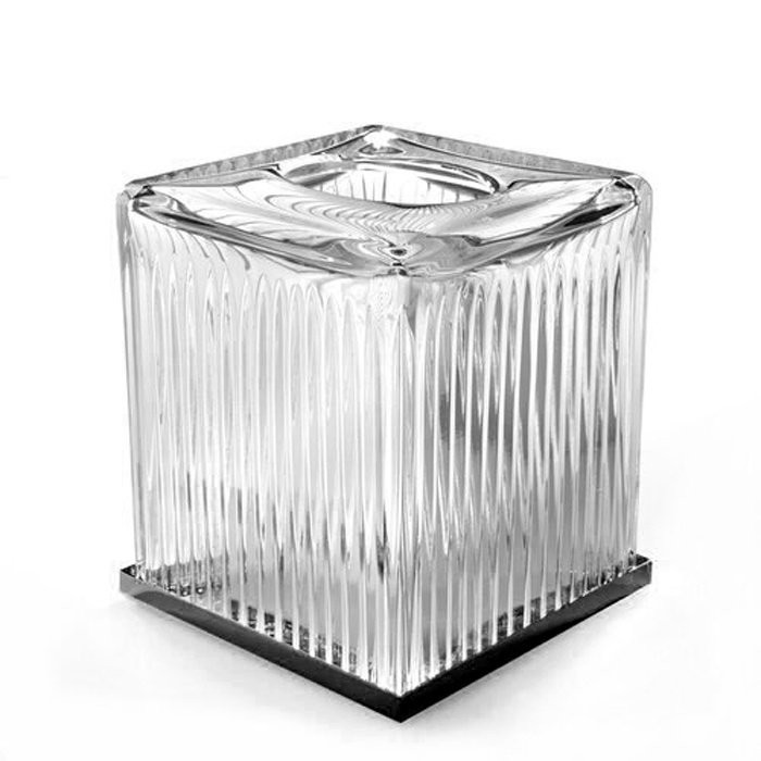 Диспенсер для бумажных салфеток (никель чёрный матовый), 3SC Elegance Crystal - EL71ACRCFM