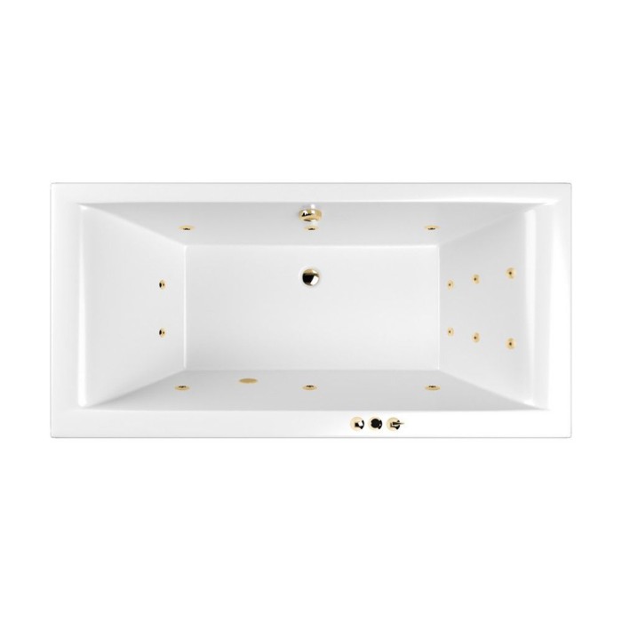 Встраиваемая ванна 170x80 smart, Whitecross Savia duo, золото арт. 0103.170080.100.SMART.GL
