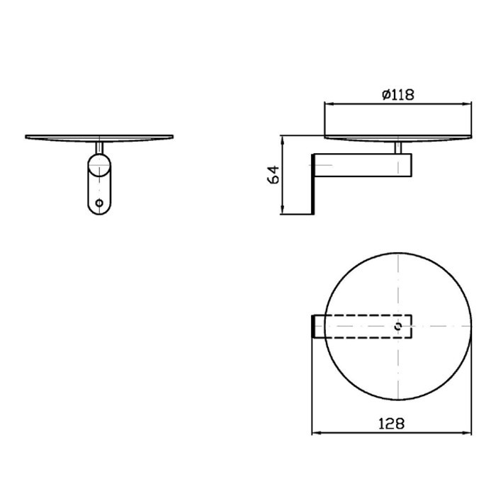 Zucchetti мыльница, подвесная, closer, хром арт. zad510