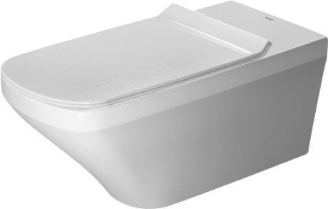 Duravit унитаз подвесной для инвалидов rimless с вертикальным смывом, без сидения, безободковый, durastyle, 2559090000 цвет: белый