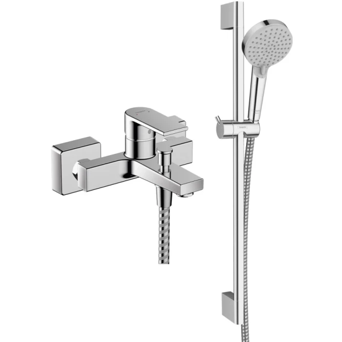 Hansgrohe смеситель для ванны, Vernis Shape, хром арт. SET/71450000/26275000