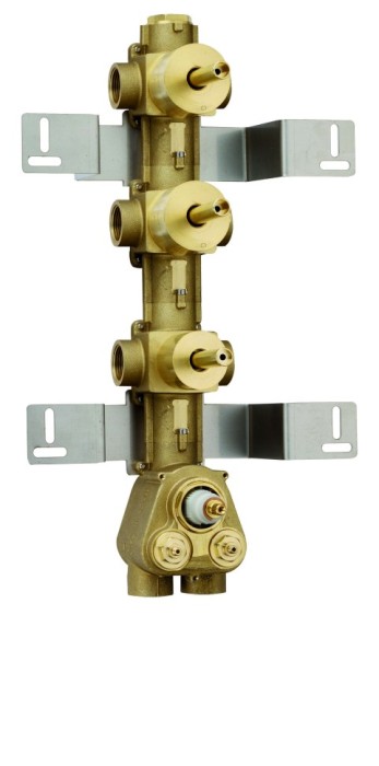 Bossini внутренняя (скрытая) часть смесителя с термостатом на 5 потребителей, thermostatic mixers, арт. z030210000