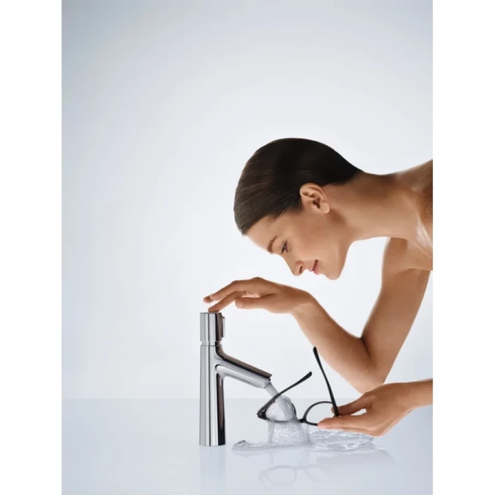 Hansgrohe смеситель для раковины 100 с донным клапаном, Talis Select S, хром арт. 72042000