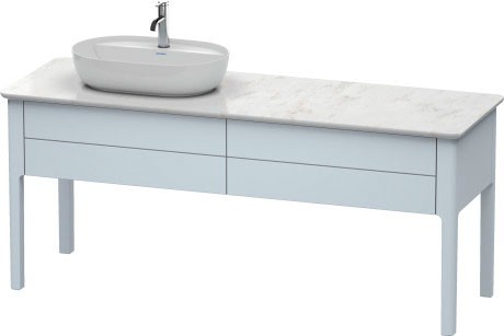Duravit тумба напольная под столешницу, luv, lu9563l9797 цвет: светло-голубой