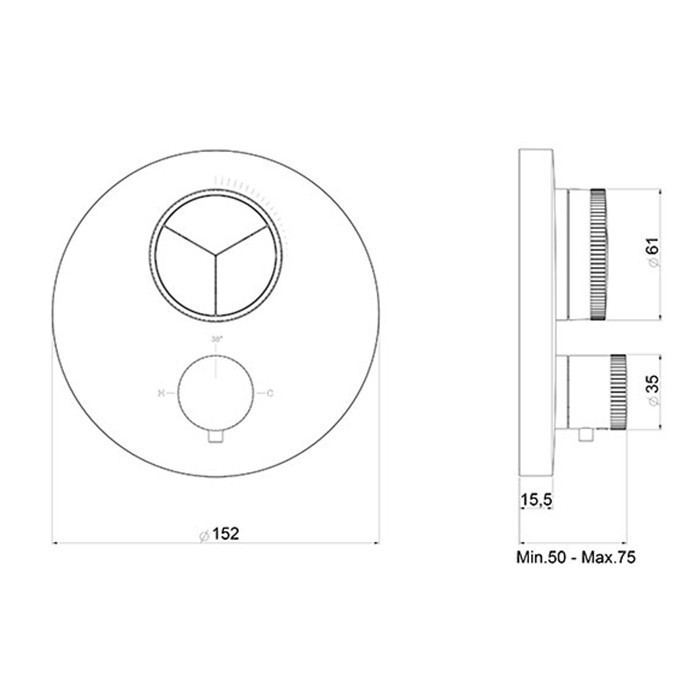 Almar смеситель для душа, core, e176633.hb цвет: сталь