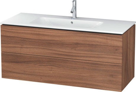 Duravit тумба подвесная под раковину, l-cube, lc624307979 цвет: орех натуральный