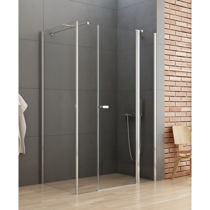 Душевое ограждение 110x100x195, New trendy New soleo chrome, хром арт. K-0372