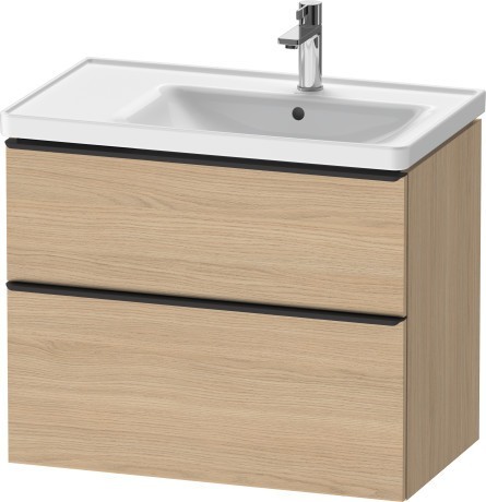 Duravit тумба подвесная под раковину 784 мм х 452 мм, d-neo, de435803030 цвет: натуральный дуб