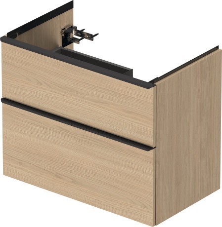 Duravit тумба подвесная под раковину 784 мм х 452 мм, d-neo, de435803030 цвет: натуральный дуб
