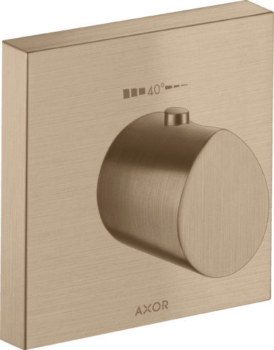AXOR термостат для душа, Starck Organic, шлифованное красное золото арт. 12712310