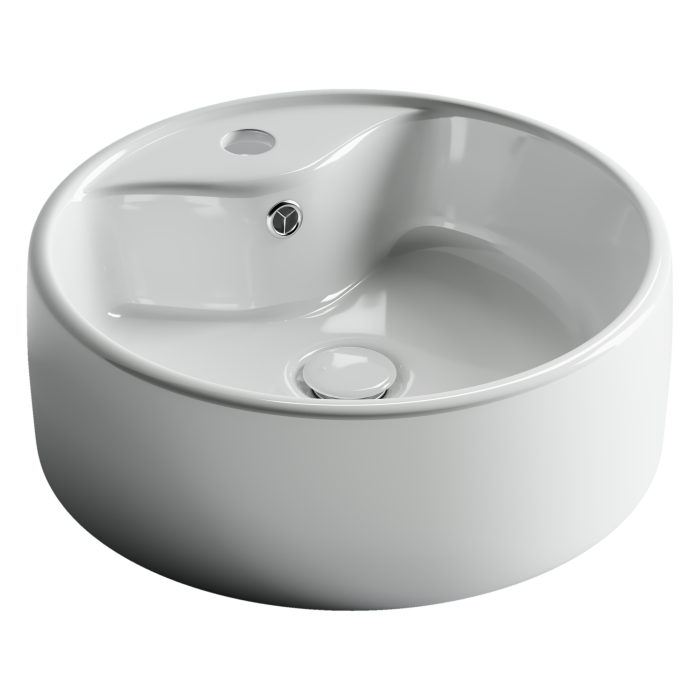 Ceramicanova раковина накладная element, cn5027 цвет: белый