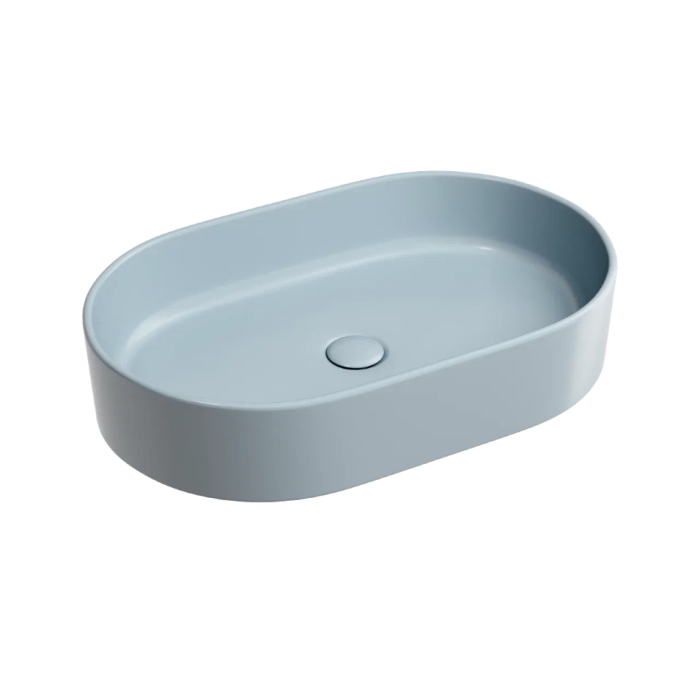 Ceramicanova раковина накладная element, cn6048mhl цвет: серо-голубой