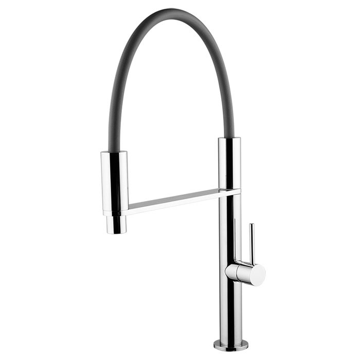 Fima Carlo Frattini смеситель для кухни, на 1 отв., с выдвижной лейкой, kitchen, хром арт. f7047cr