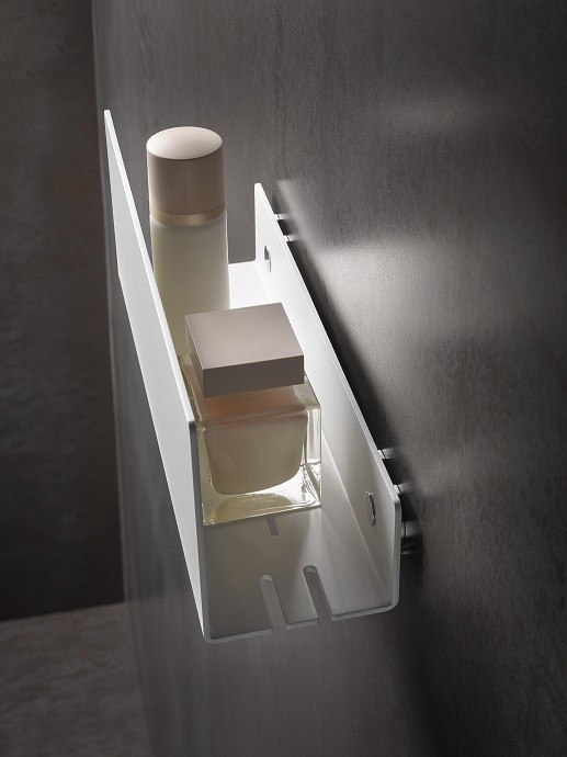 Keuco полочка для душа 101 мм х 320 мм х 120 мм, universal, белый арт. 24952 510000
