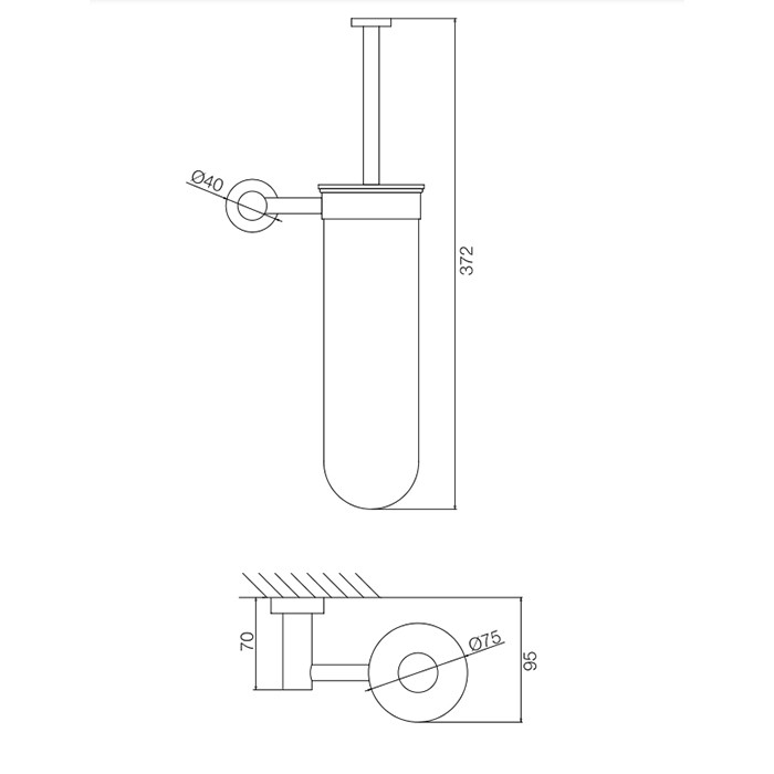 Fima Carlo Frattini туалетный ёршик, подвесной, accessori, золото арт. f6006/1or