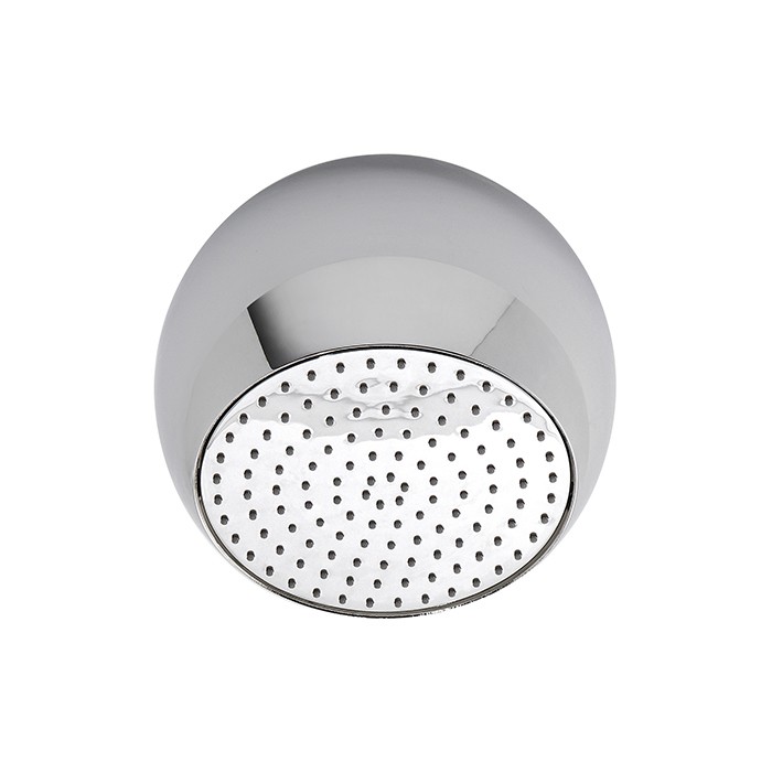 Fima Carlo Frattini верхний душ sfera d 200 мм., настенный монтаж, сфера белая wellness, хром арт. f2340crb